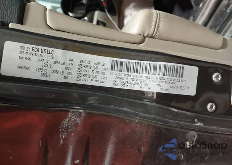 2016 Jeep Grand Cherokee Limited z USA, uszkodzony, nr VIN 1C4RJFBG4GC305821